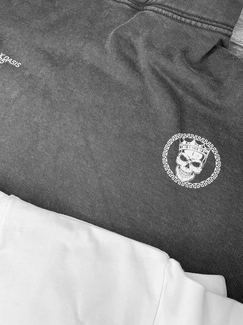 Bones The Label x Pumping Iron Gym Collection Oversized L/S Tee & Hoodie