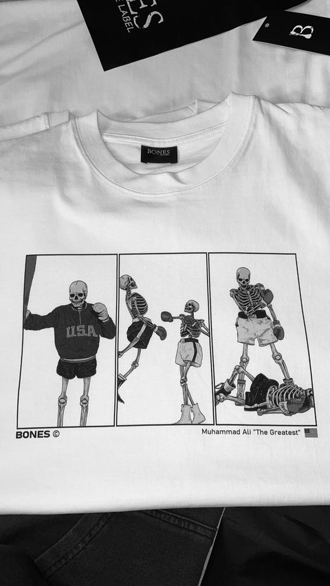 Bones The Label X Muhammad Ali Oversized T-Shirt & Hoodie Collection