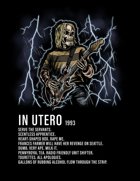 Cobain / In Utero - Chaos and Calm - Oversized T-Shirt