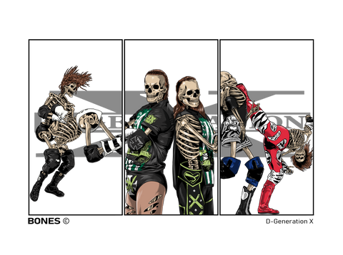 Bones The Label X Icons of Wrestling Oversized Tee: DX