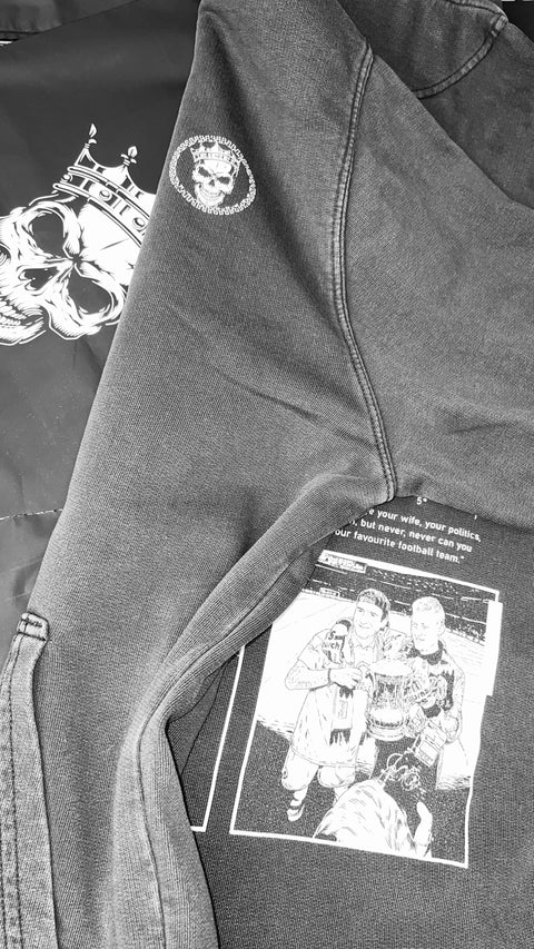 Bones The Label X The King Cantona Oversized Hoodie