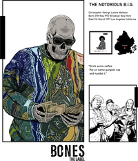 Bones The Label X The Notorious B.I.G Oversized T-Shirt & Hoodie
