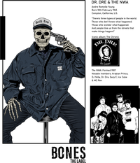 Bones The Label X Dr. Dre Oversized T-Shirt & Hoodie
